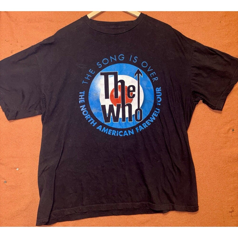 Men's The Who The Song Is Over The North American Farewell Tour 2025 T-Shirt Med